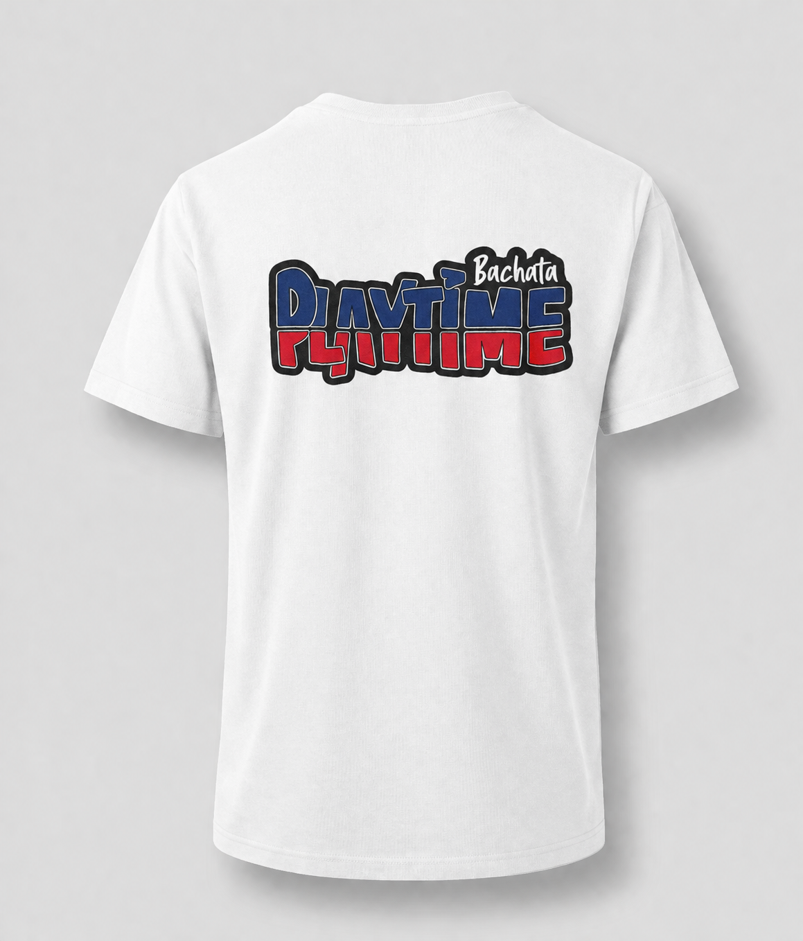PLAYTIME TEE. WHITE S-L