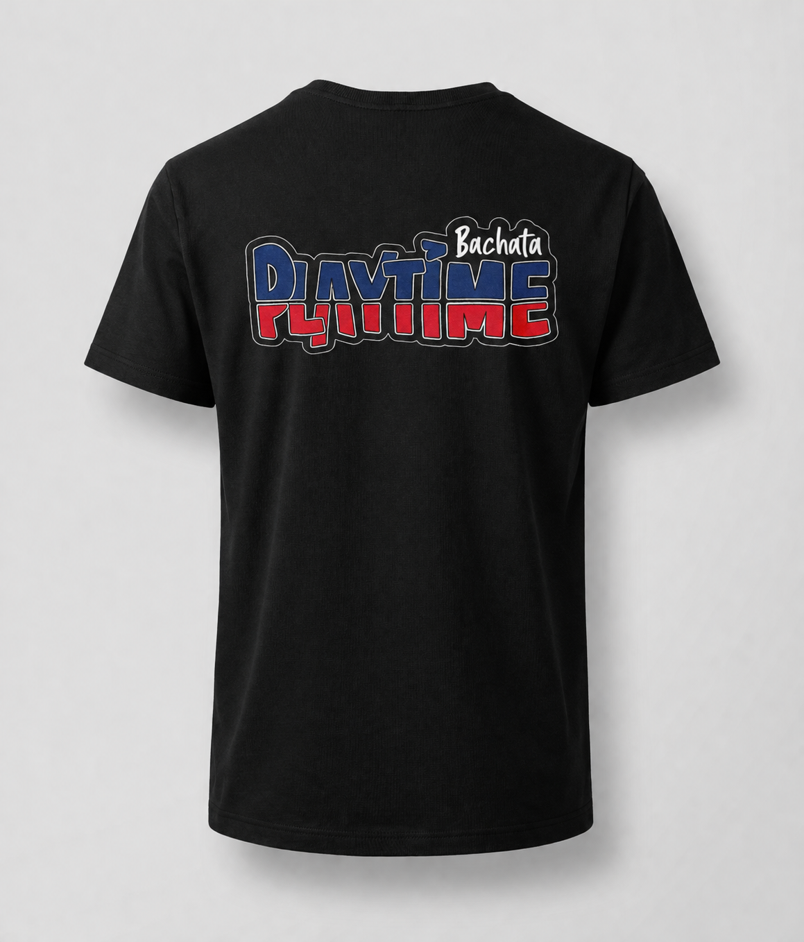 PLAYTIME TEE. BLACK S-XXL